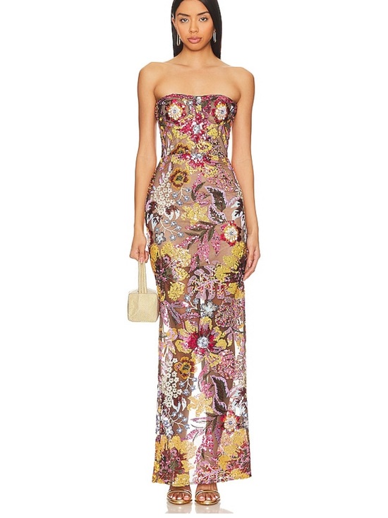 Bronx and Banco Dresses & Skirts - Bronx and Banco Dahlia Maxi Dress - Sequin Multi